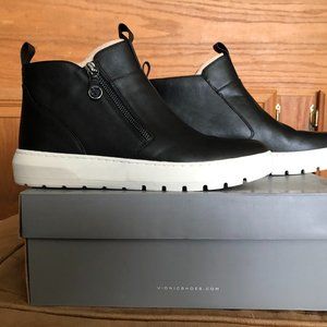 Vionic - Women's Brinkely Black Platform Zip-Up Black Bootie - Size 10 NWT/Box